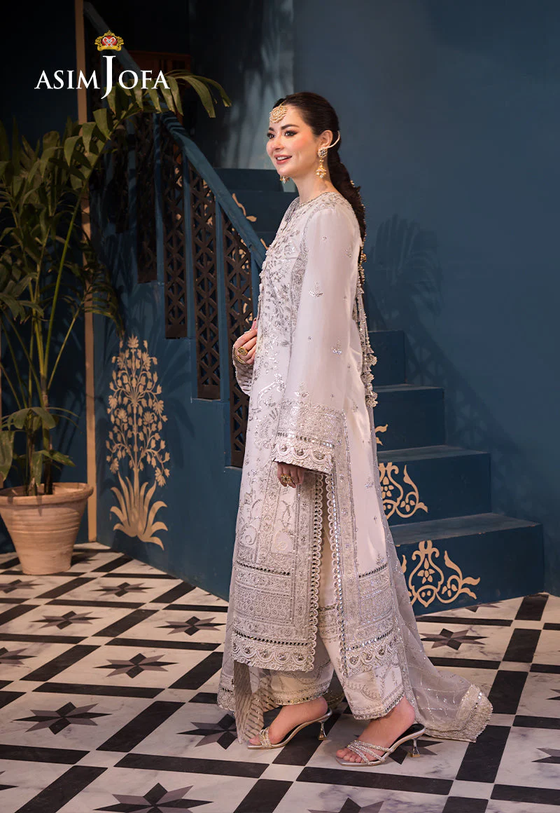 AJFID-08 EMBROIDERED LAWN STITCHED 3 PCS - Image 5
