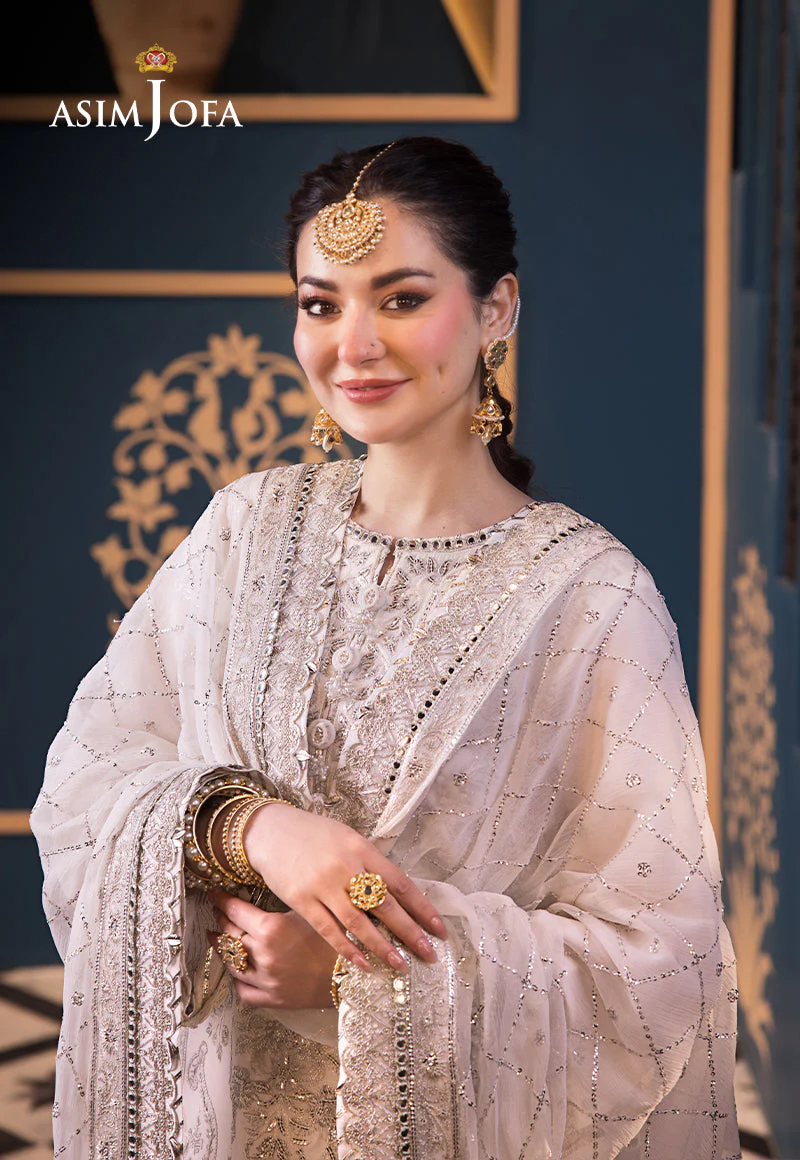AJFID-08 EMBROIDERED LAWN STITCHED 3 PCS - Image 9