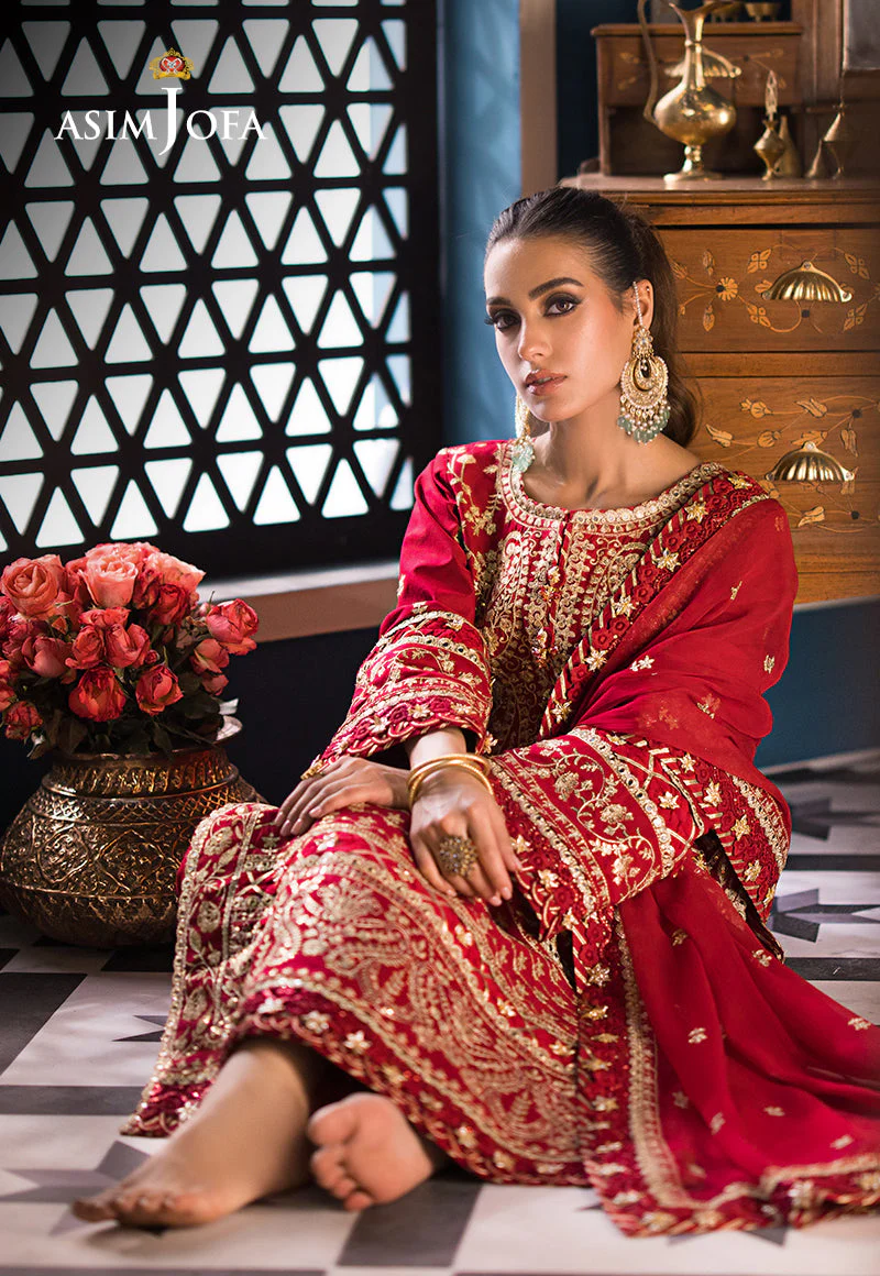 AJFIP-10 EMBROIDERED LAWN STITCHED 3 PCS - Image 9