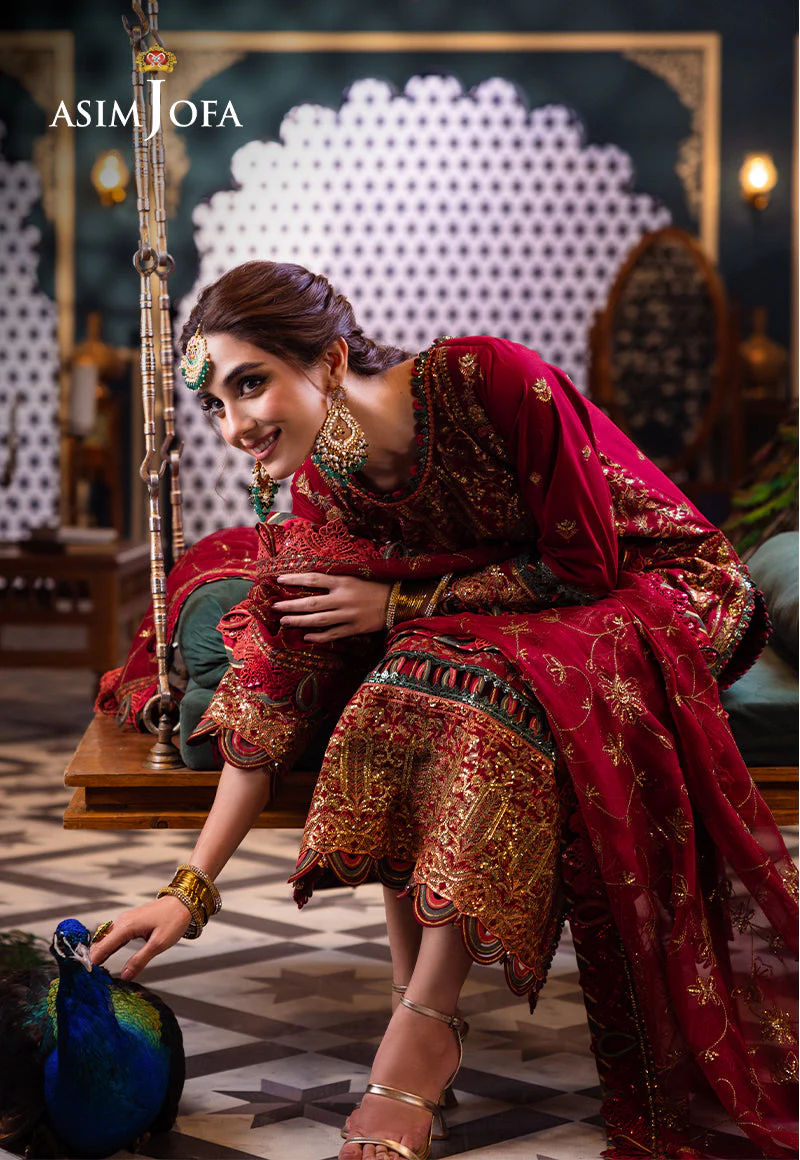 AJFIP-21 EMBROIDERED LAWN STITCHED 3 PCS - Image 15