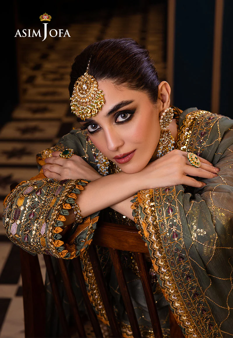 AJFIP-26 EMBROIDERED LAWN STITCHED 3 PCS - Image 8