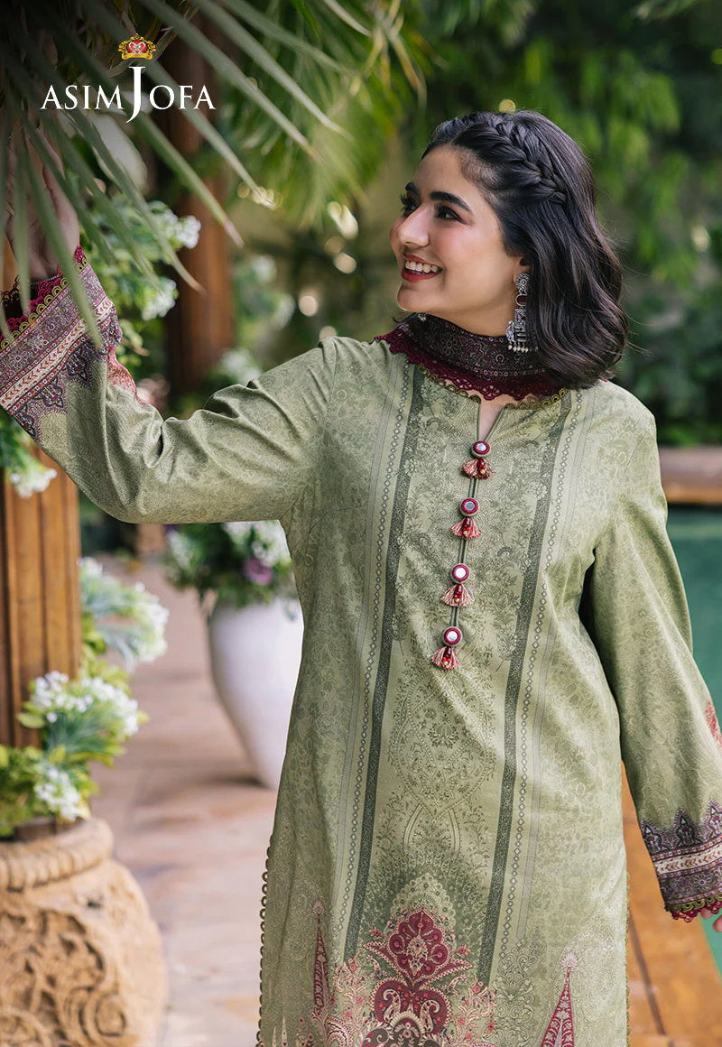 AJGBD-15 PRINTED LAWN 3 PCS - Image 5