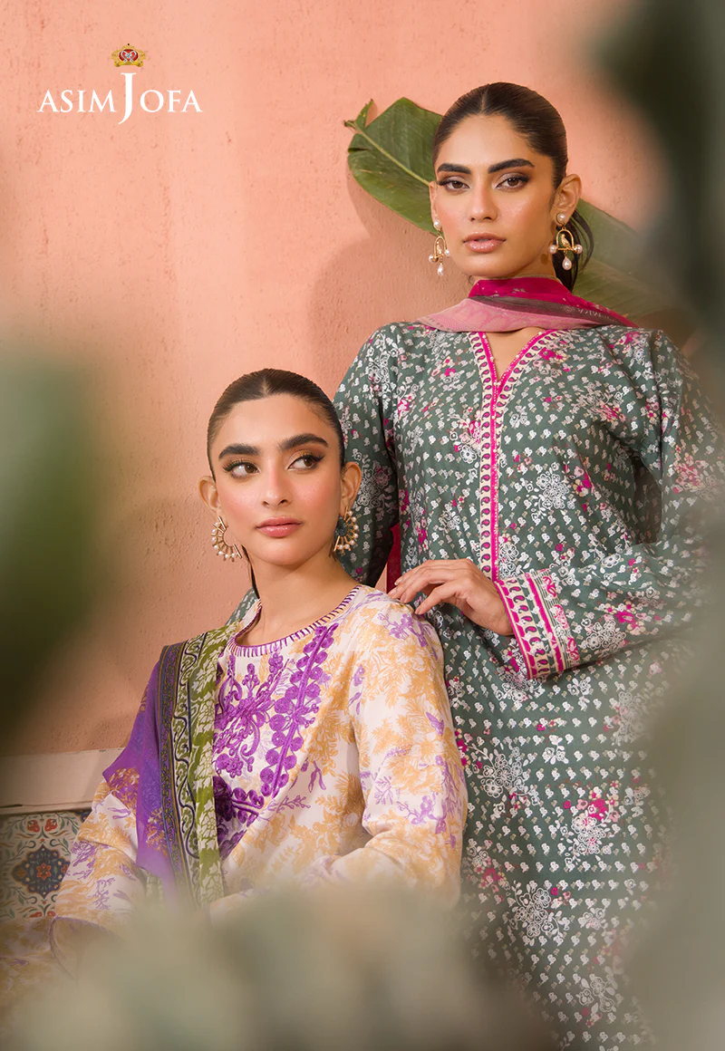 AJGR-07 PRINTED COTTON SILK 2 PCS - Image 7