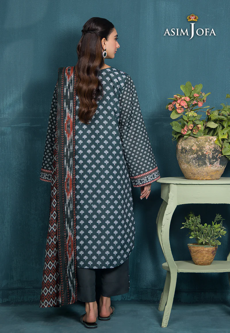 AJGR-11 PRINTED SWISS LAWN 3 PCS - Image 2