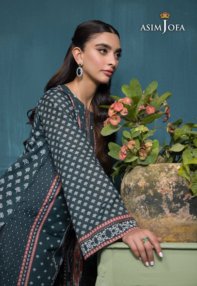 AJGR-11 PRINTED SWISS LAWN 3 PCS - Image 4