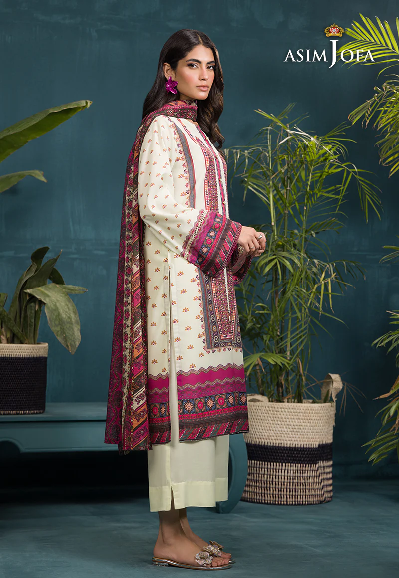 AJGR-13 PRINTED SWISS LAWN 3 PCS - Image 2