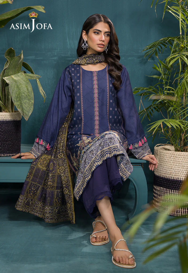 AJGR-20 PRINTED SWISS LAWN 3 PCS - Image 5