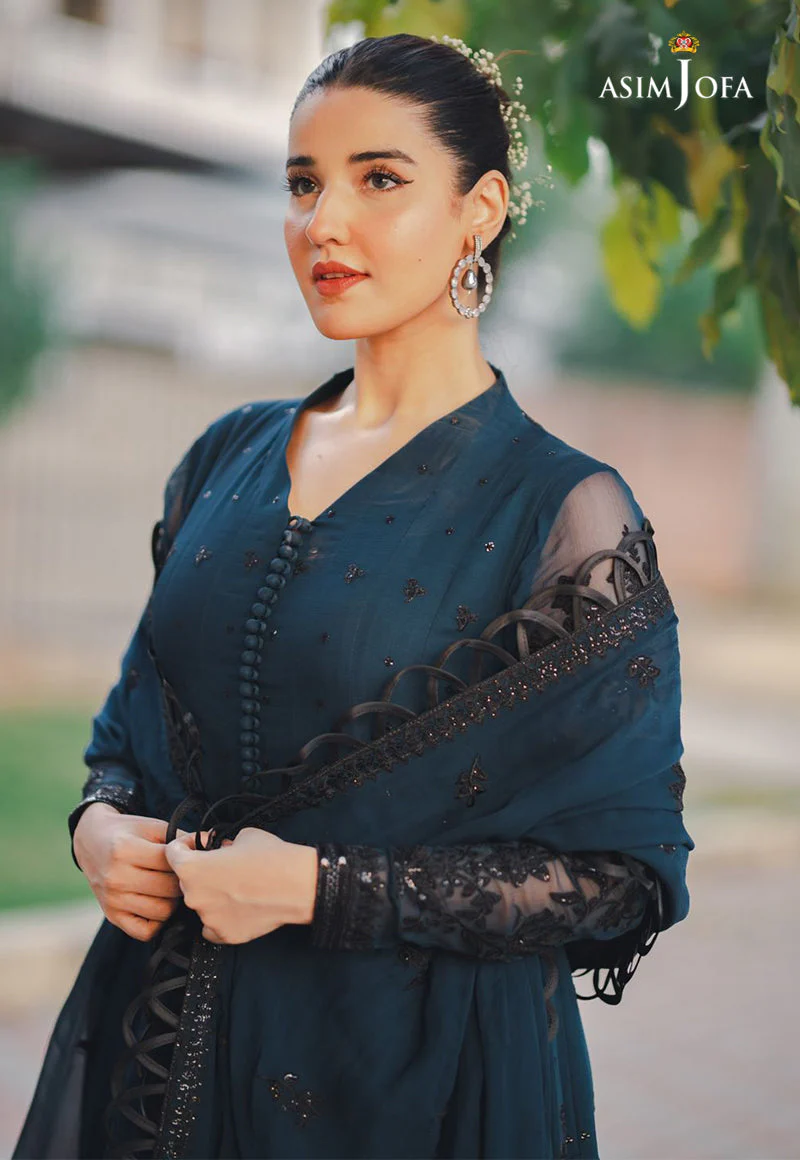 AJHJ-12 EMBROIDERED CHIFFON 3 PCS - Image 3