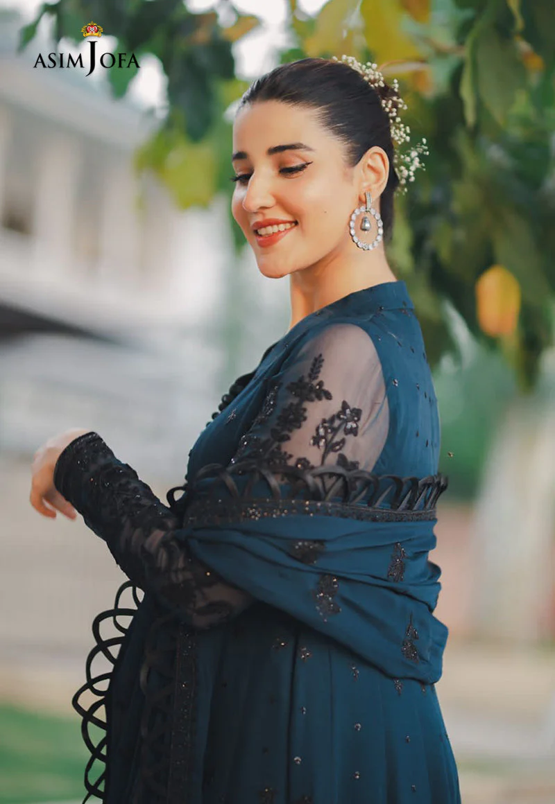 AJHJ-12 EMBROIDERED CHIFFON 3 PCS - Image 8