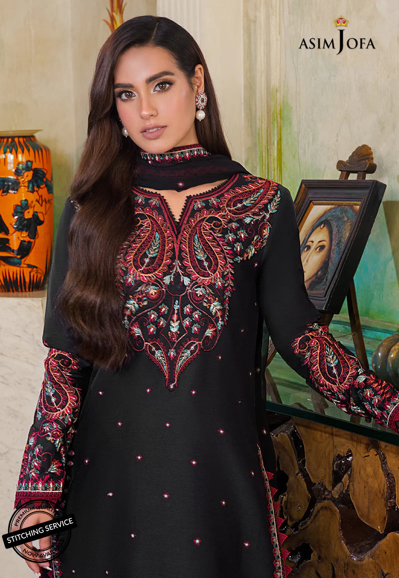 AJIM-07 EMBROIDERED PAPER COTTON 3 PCS - Image 4
