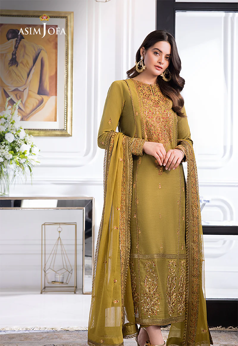 AJIM-08 EMBROIDERED PAPER COTTON 3 PCS - Image 6