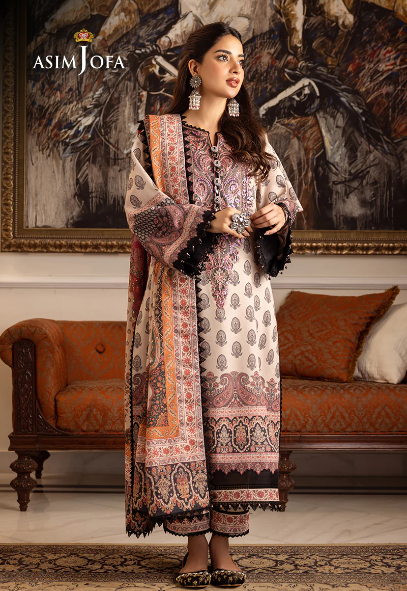 AJIW-06 EMBROIDERED KARANDI 3 PCS - Image 3