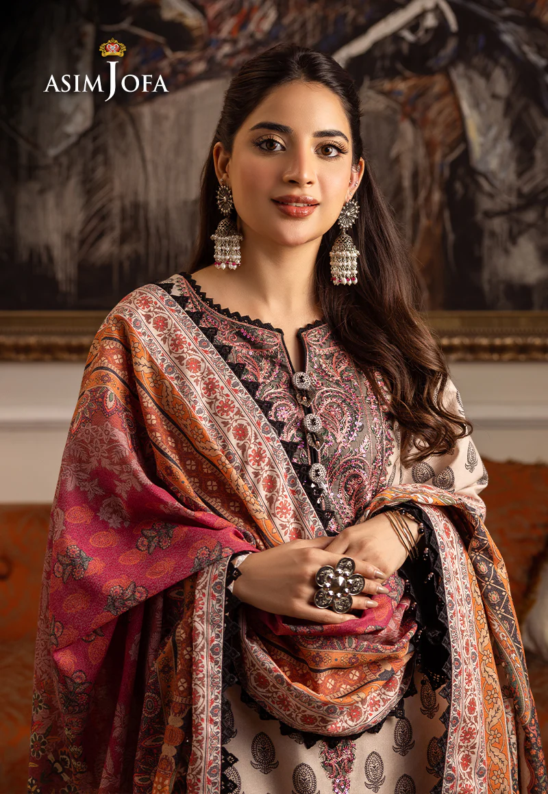 AJIW-06 EMBROIDERED KARANDI 3 PCS - Image 4