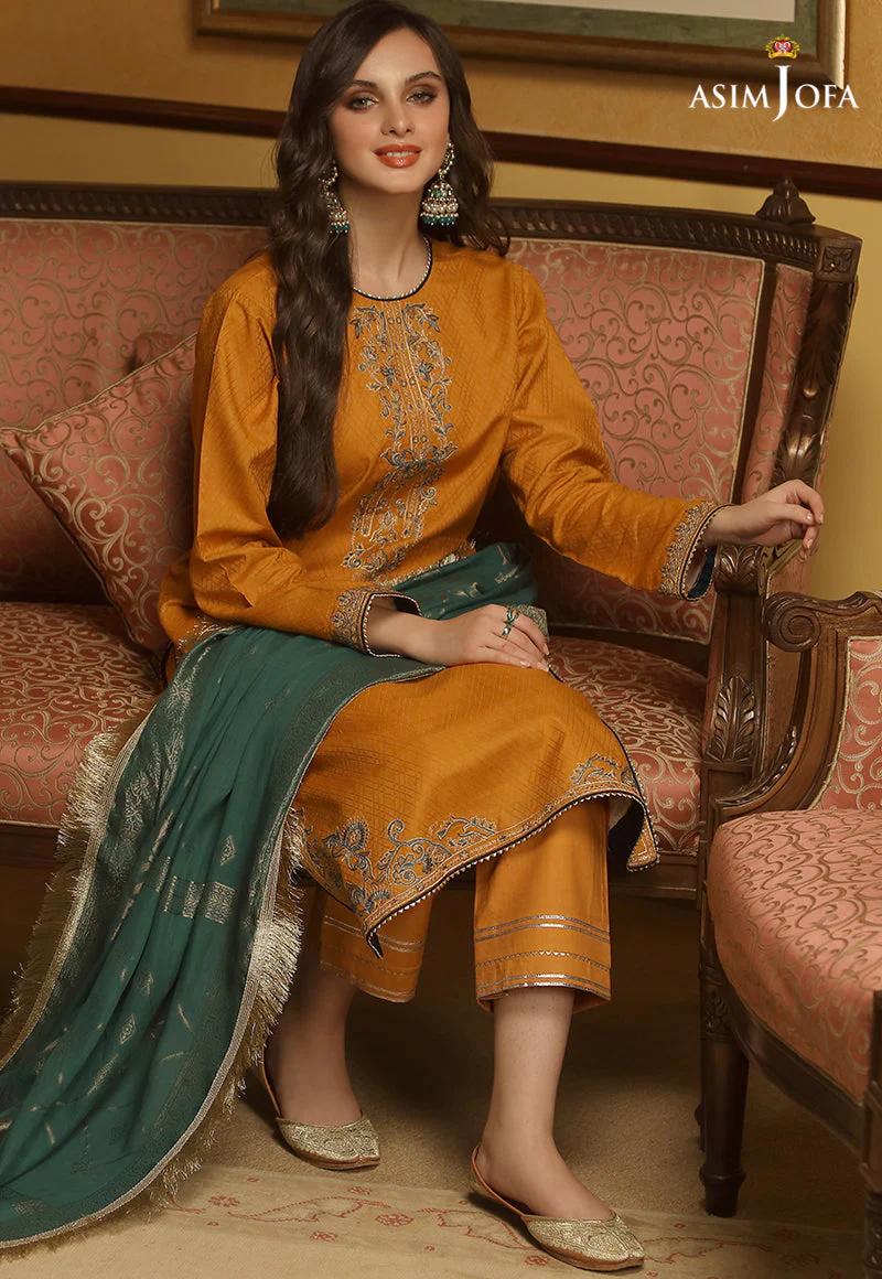 AJJD-03 EMBROIDERED SELF-JACQUARD 3 PCS - Image 3