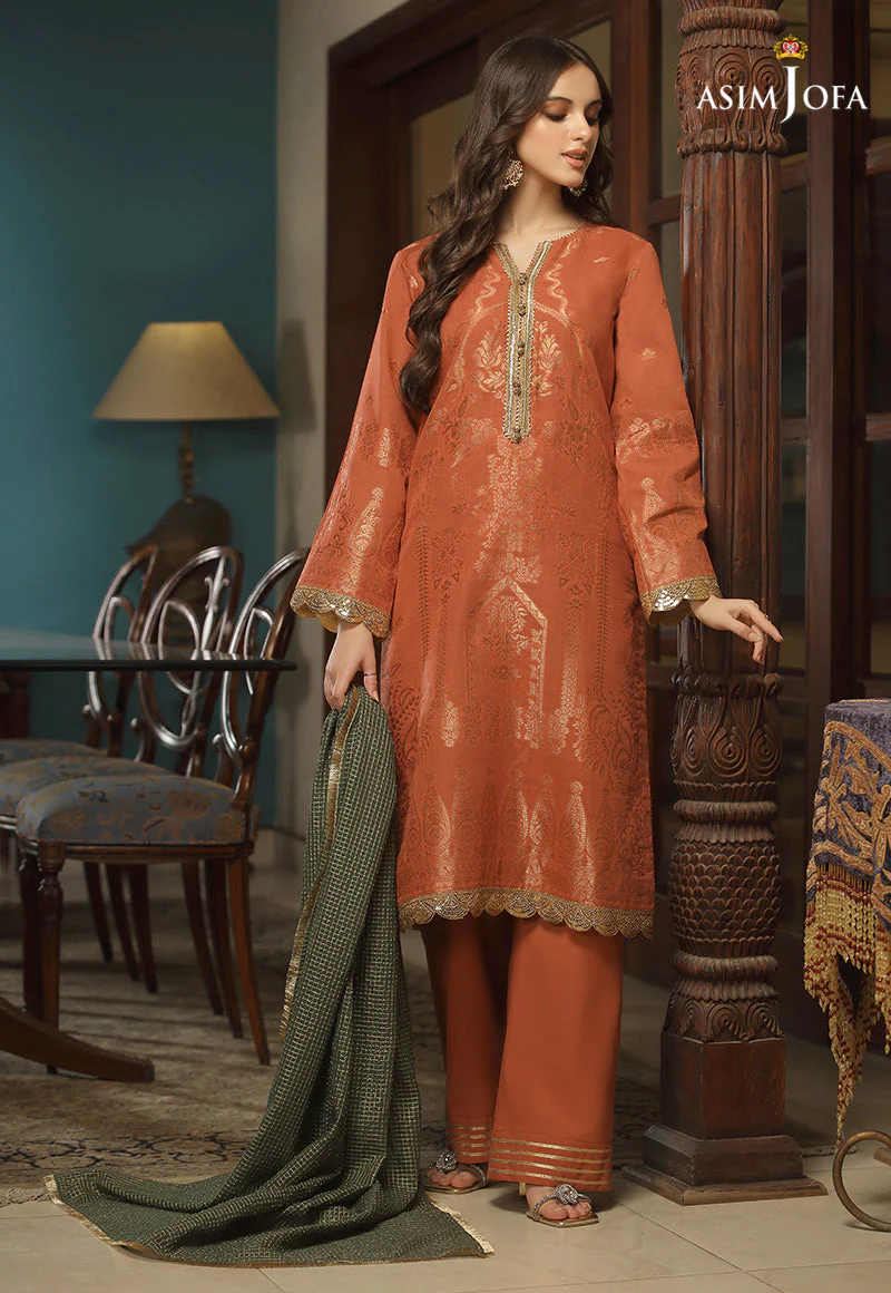 AJJD-05 EMBROIDERED JACQUARD 3 PCS - Image 5
