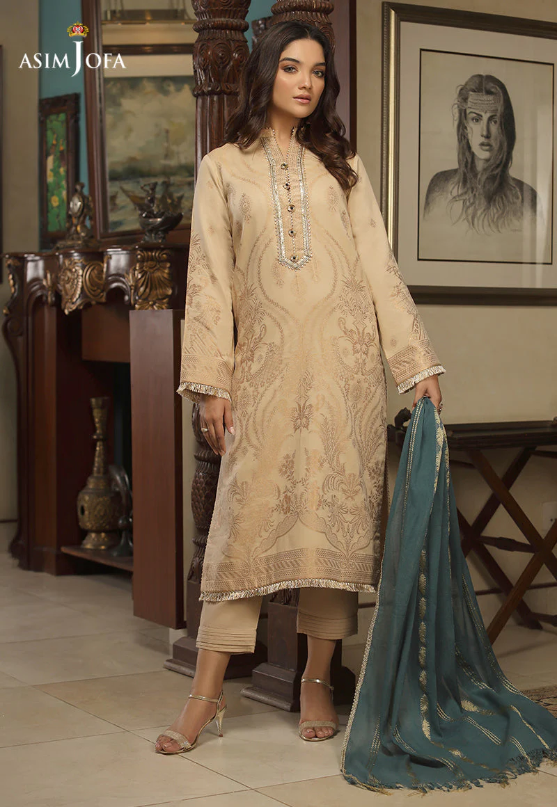 AJJD-07 EMBROIDERED JACQUARD 3 PCS - Image 3