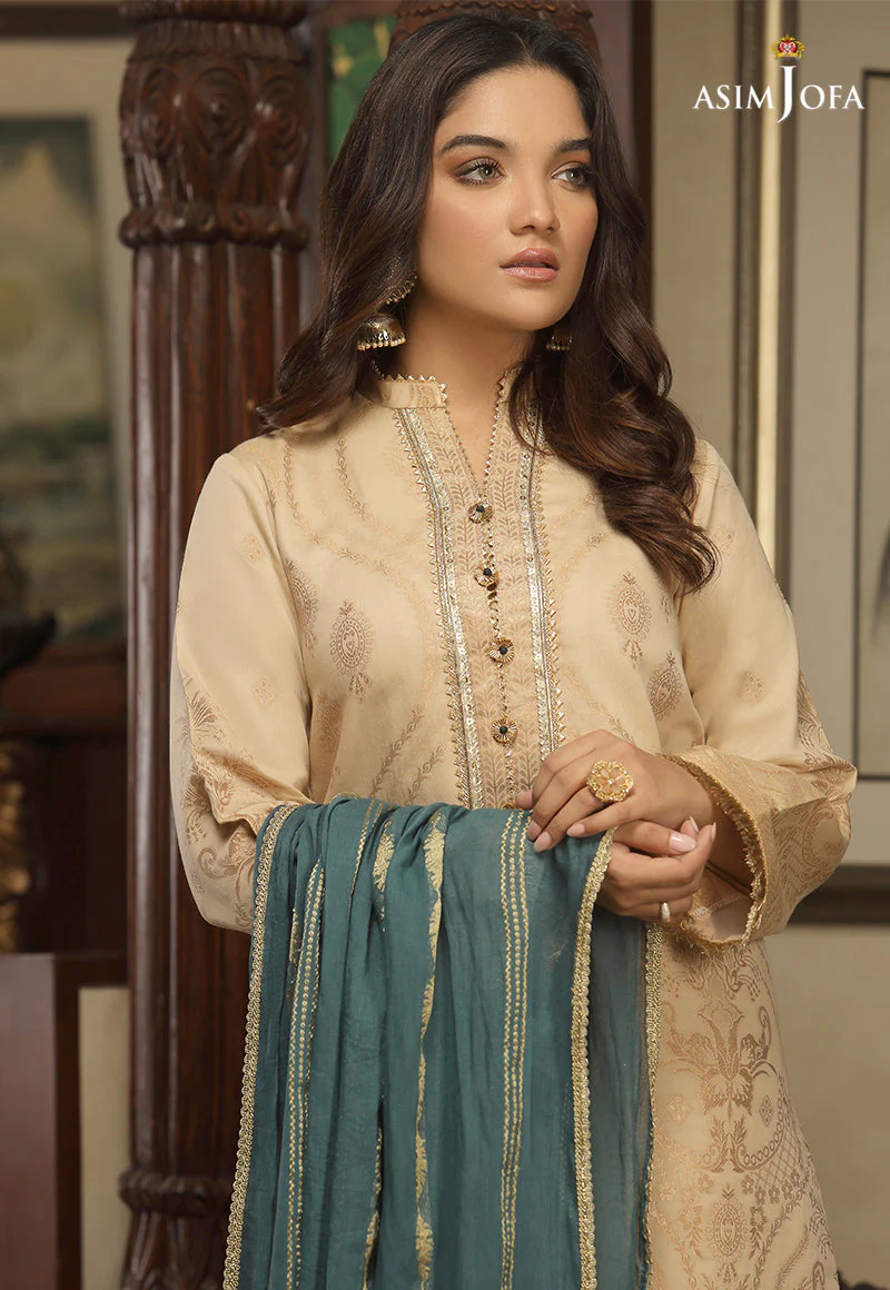 AJJD-07 EMBROIDERED JACQUARD 3 PCS - Image 4