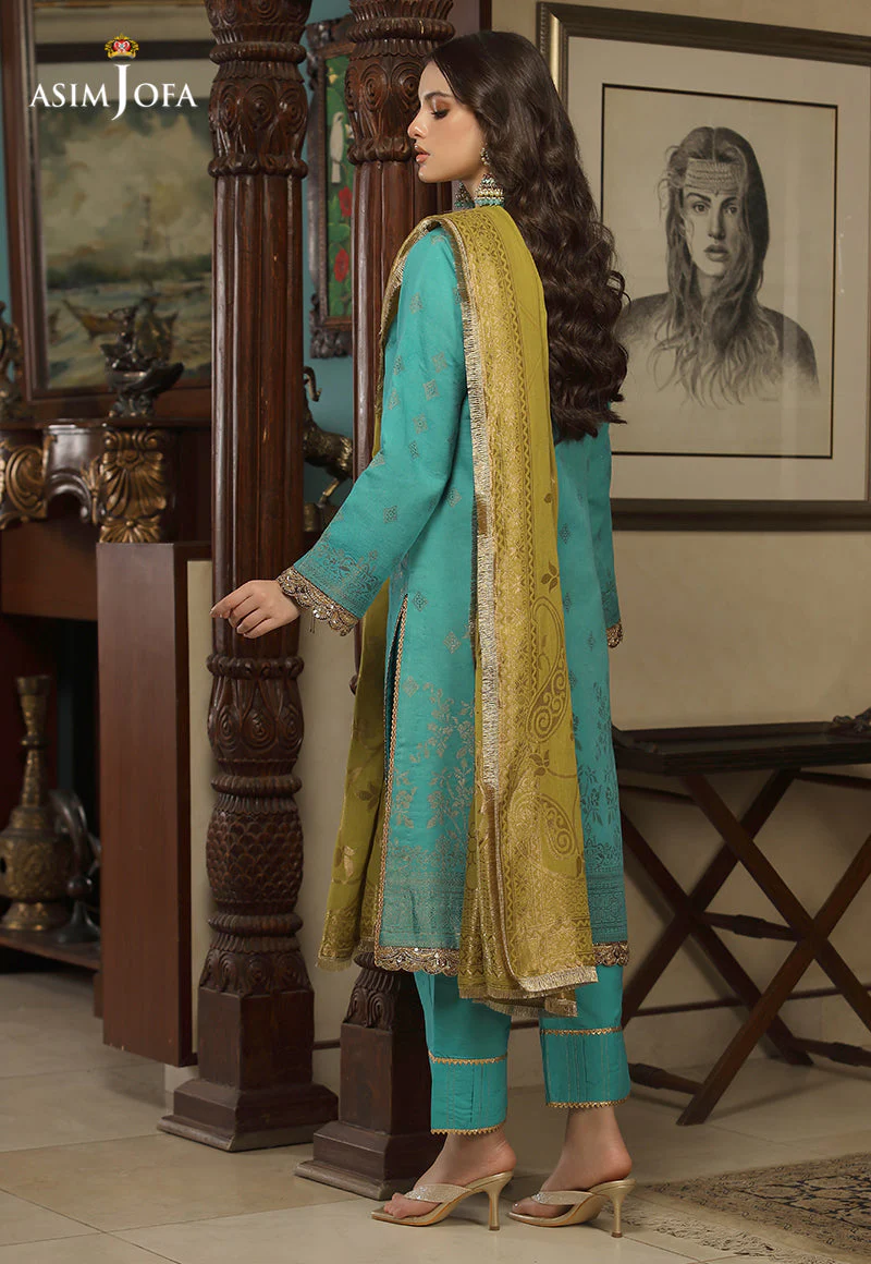AJJD-08 EMBROIDERED JACQUARD 3 PCS - Image 5