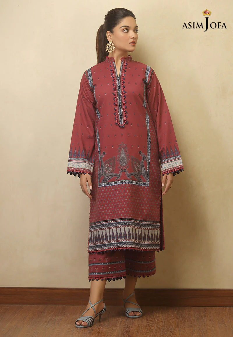 AJJDD-20 PRINTED CAMBRIC STITCHED 2 PCS