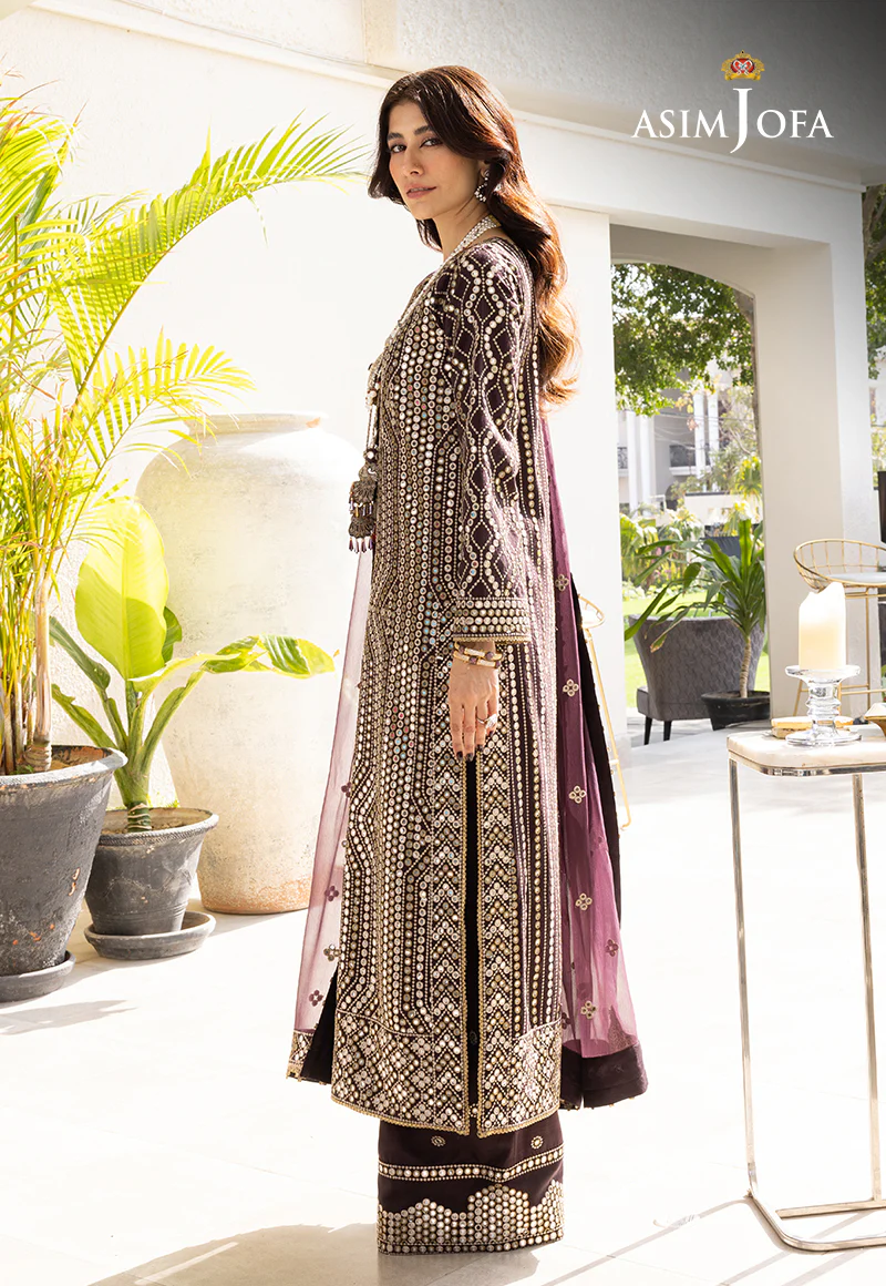 AJJH-01 EMBROIDERED RAW SILK 3 PCS - Image 4