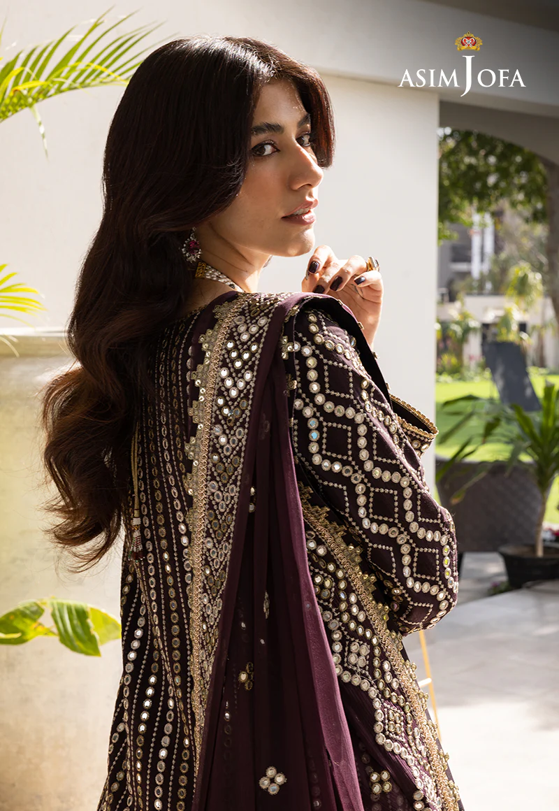 AJJH-01 EMBROIDERED RAW SILK 3 PCS - Image 8