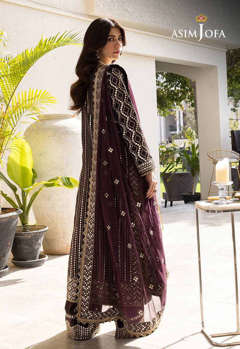 AJJH-01 EMBROIDERED RAW SILK 3 PCS - Image 9