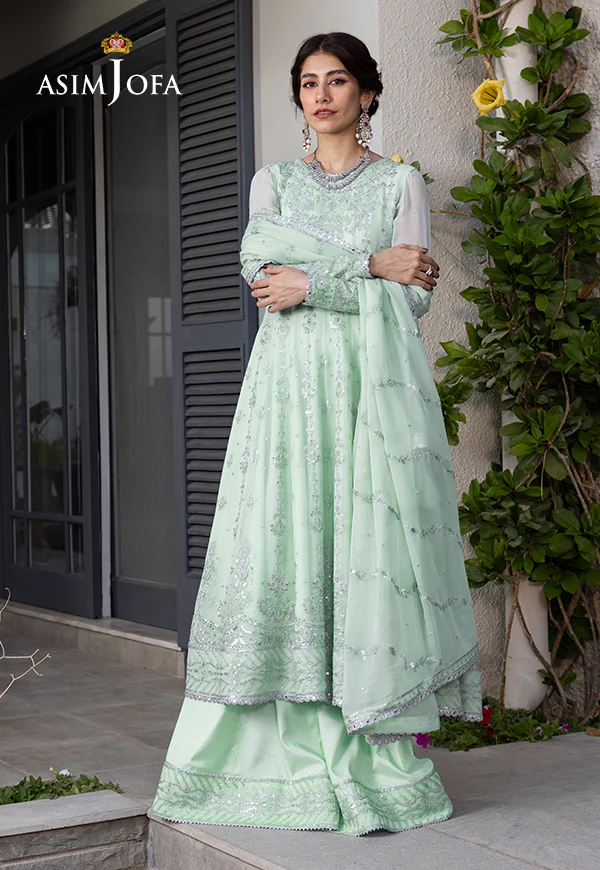 AJJH-04 EMBROIDERED CHIFFON 3 PCS - Image 5