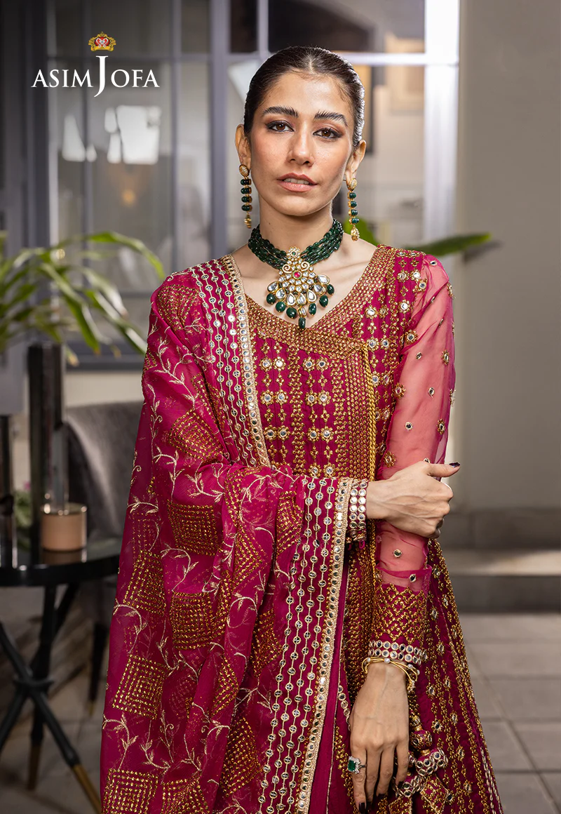 AJJH-08 EMBROIDERED ORGANZA 3 PCS - Image 11