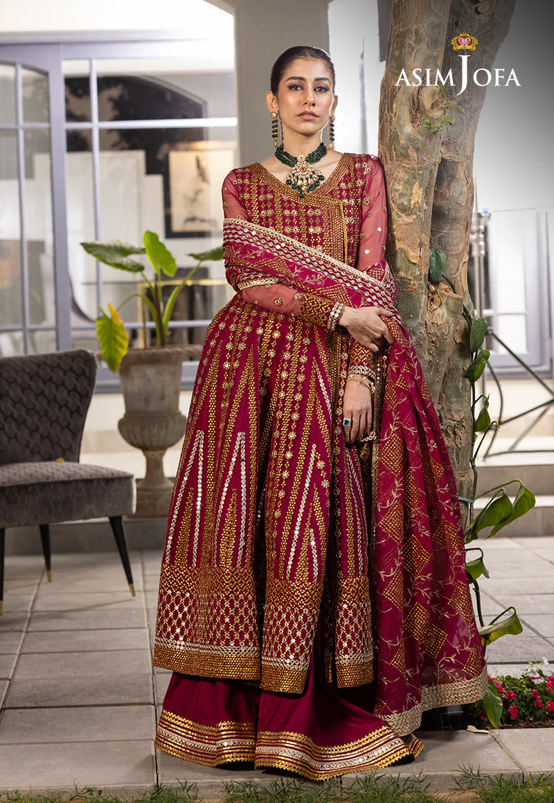 AJJH-08 EMBROIDERED ORGANZA 3 PCS - Image 4