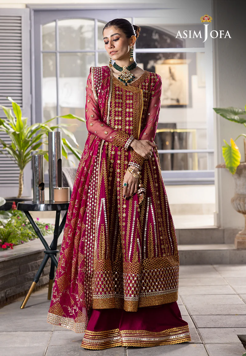 AJJH-08 EMBROIDERED ORGANZA 3 PCS - Image 6