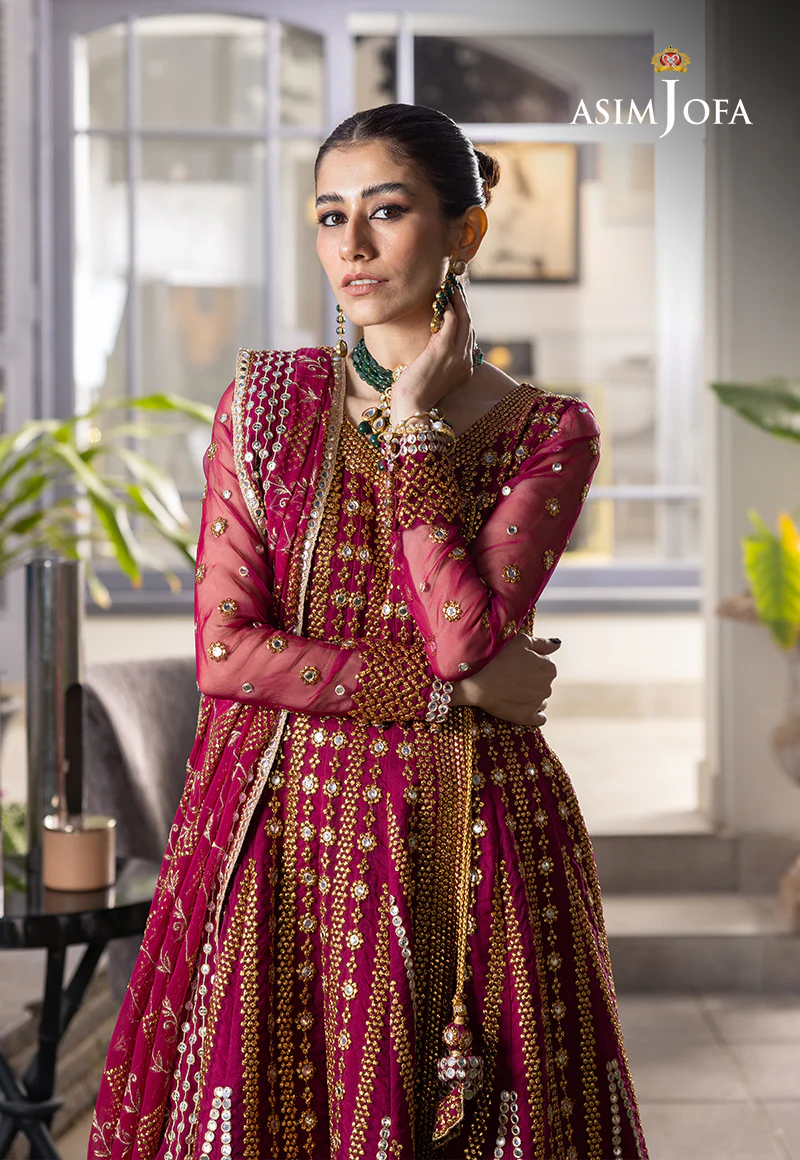 AJJH-08 EMBROIDERED ORGANZA 3 PCS - Image 7