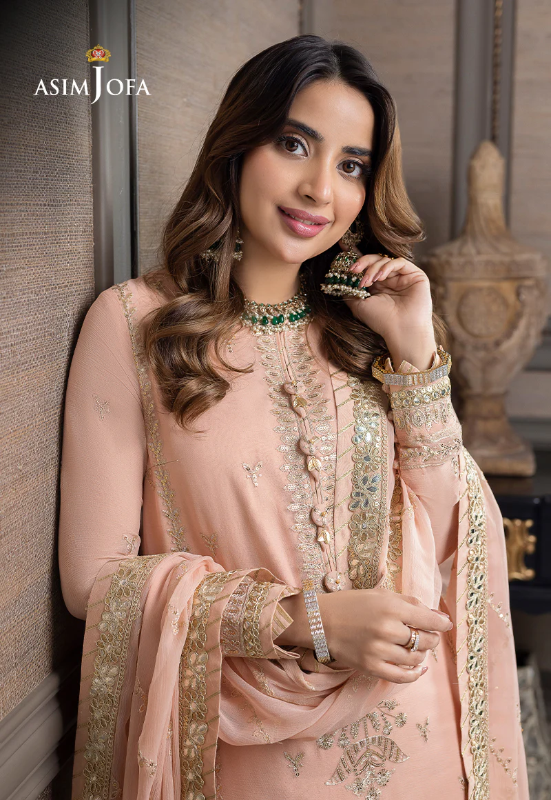 AJJM-04 EMBROIDERED CHIFFON 3 PCS - Image 3