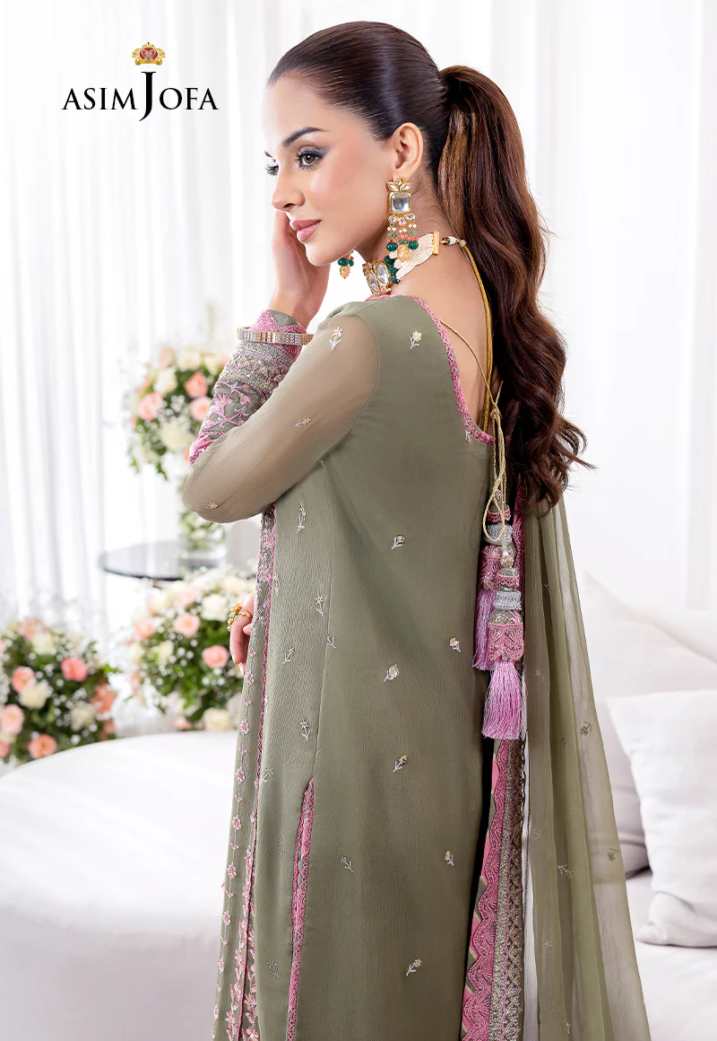 AJJM-25 EMBROIDERED CHIFFON 3 PCS - Image 6