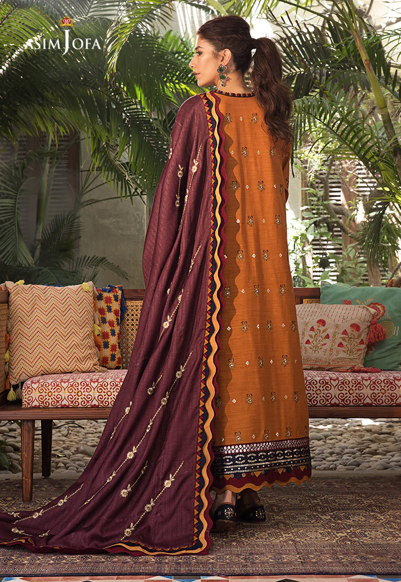 AJK-01 EMBROIDERED COTTON SLUB CROSSHATCH 3 PCS - Image 5