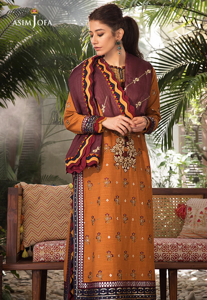 AJK-01 EMBROIDERED COTTON SLUB CROSSHATCH 3 PCS - Image 6
