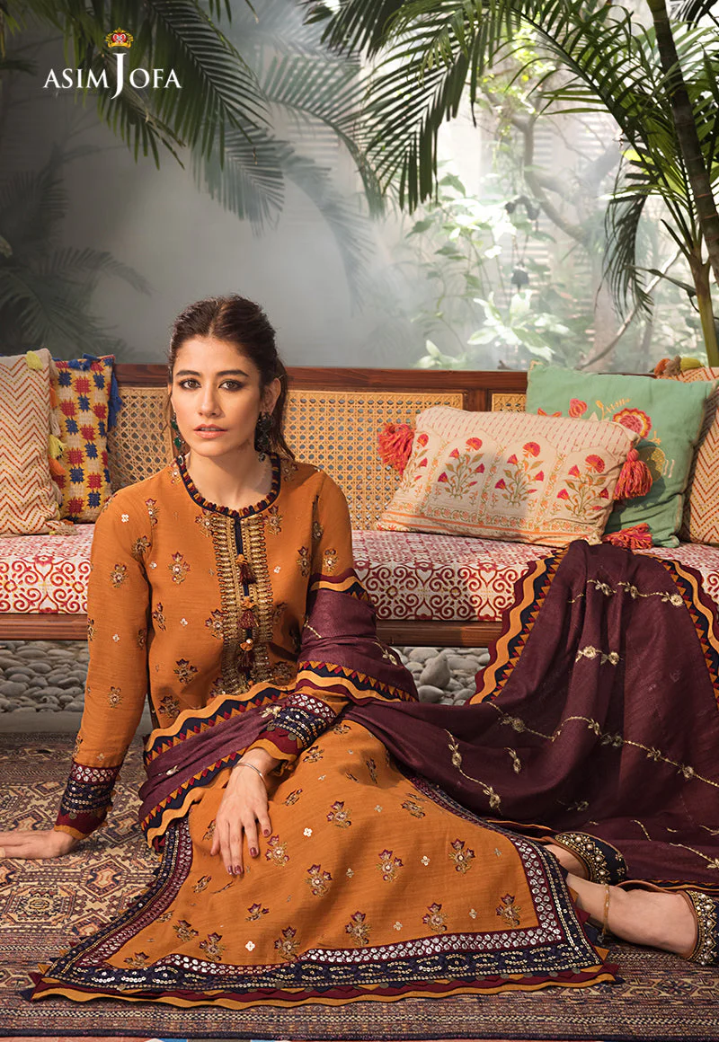 AJK-01 EMBROIDERED COTTON SLUB CROSSHATCH 3 PCS - Image 8