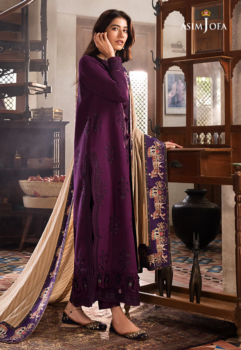AJK-02 EMBROIDERED COTTON SLUB CROSSHATCH 3 PCS - Image 3