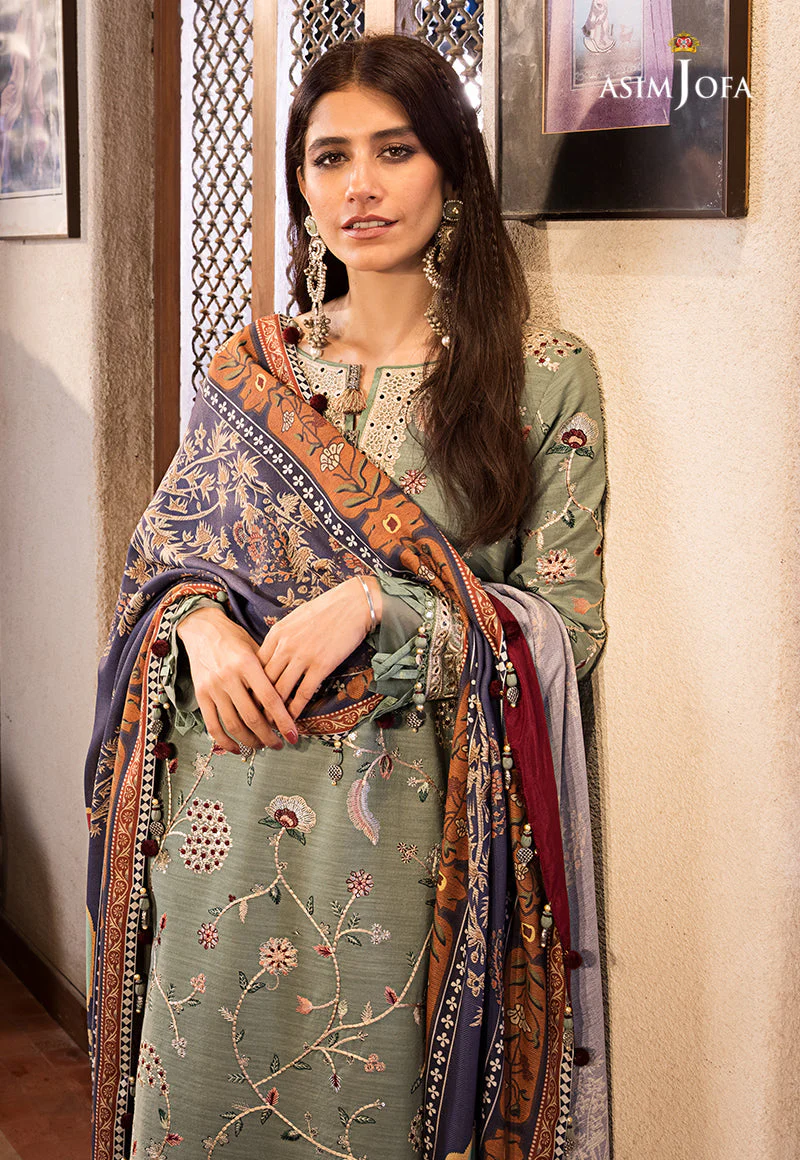 AJK-03 EMBROIDERED COTTON SLUB CROSSHATCH 3 PCS - Image 9