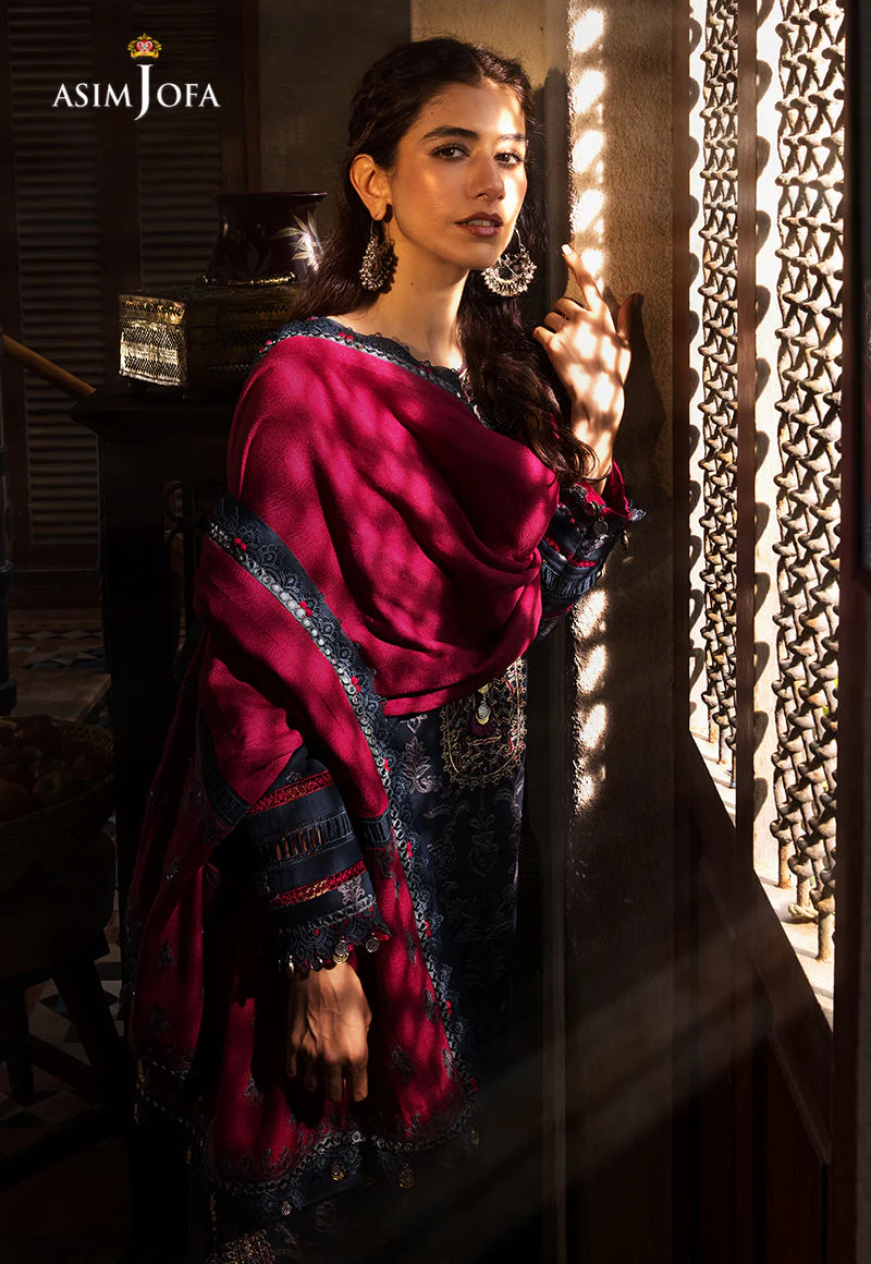 AJK-06 EMBROIDERED COTTON SLUB CROSSHATCH 3 PCS - Image 10