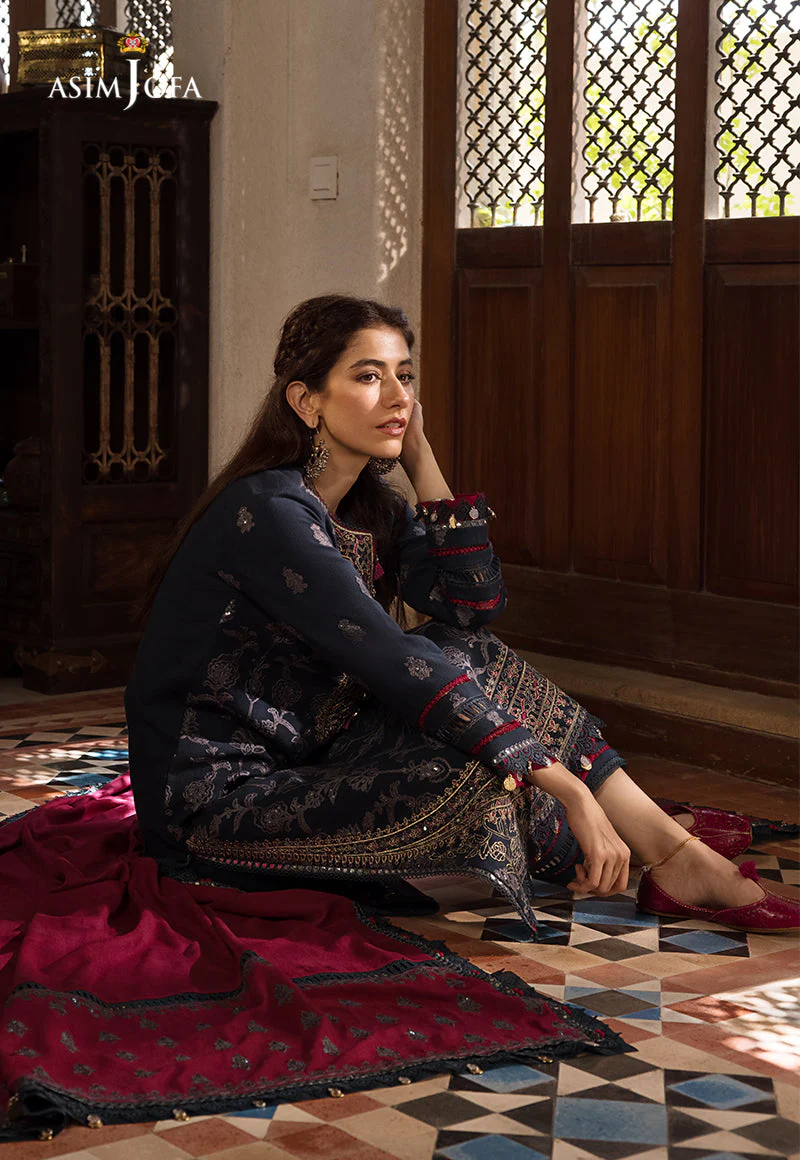 AJK-06 EMBROIDERED COTTON SLUB CROSSHATCH 3 PCS - Image 7