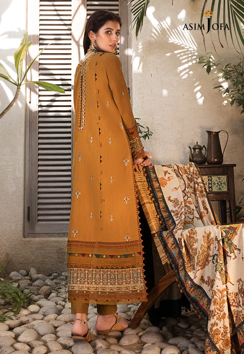 AJK-07 EMBROIDERED COTTON SLUB CROSSHATCH 3 PCS - Image 5
