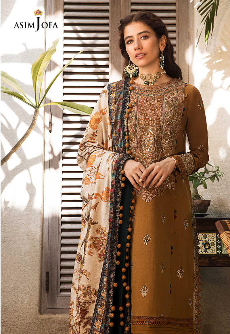 AJK-07 EMBROIDERED COTTON SLUB CROSSHATCH 3 PCS - Image 9