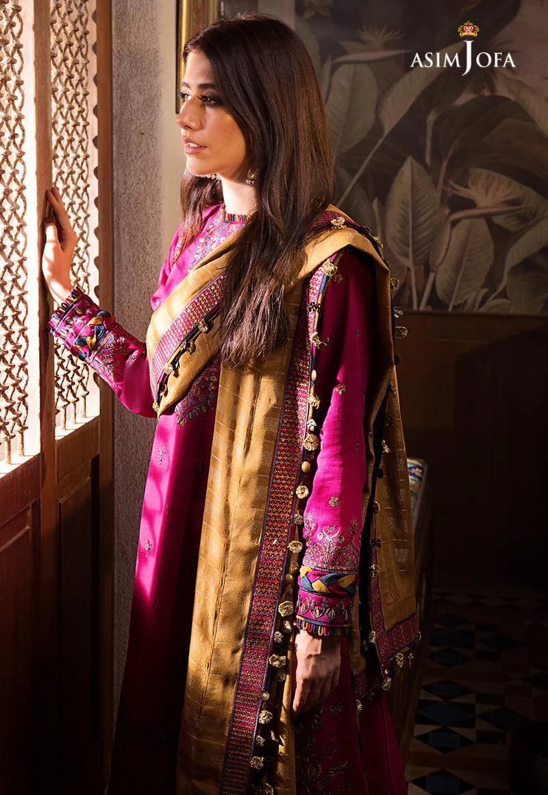 AJK-08 EMBROIDERED COTTON SLUB CROSSHATCH 3 PCS - Image 6