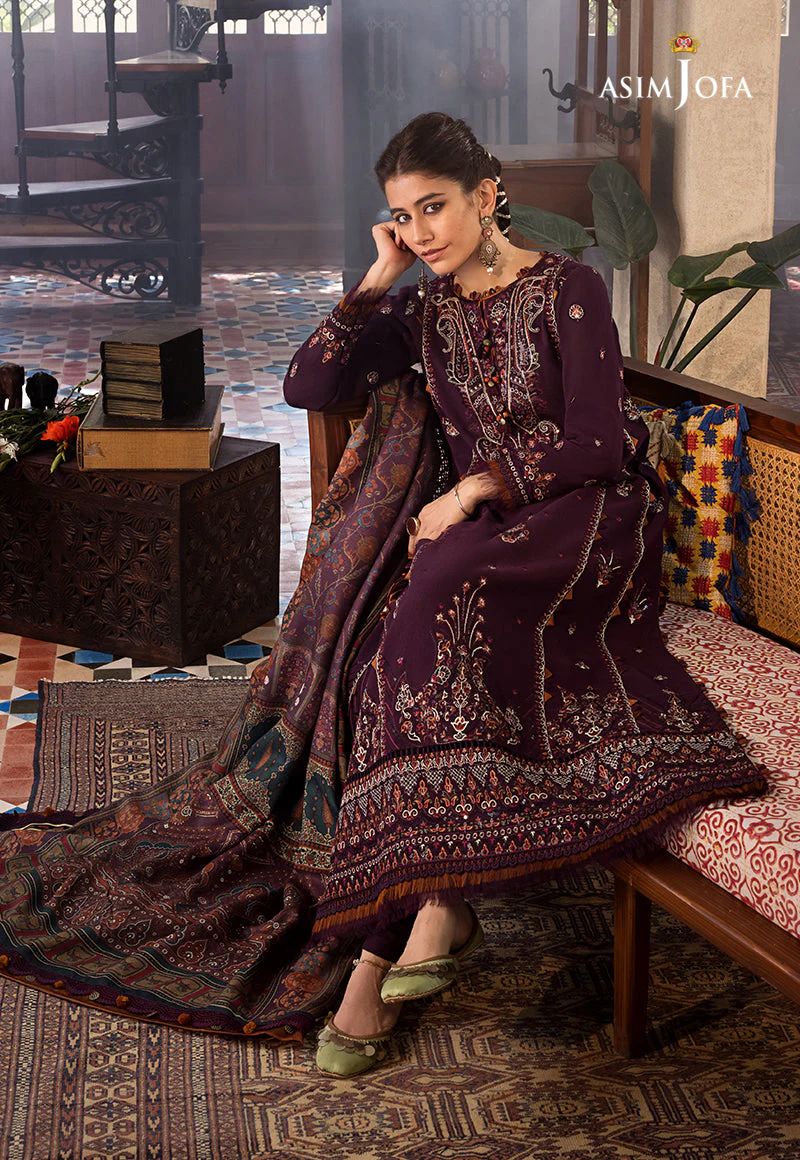 AJK-09 EMBROIDERED COTTON SLUB 3 PCS - Image 8