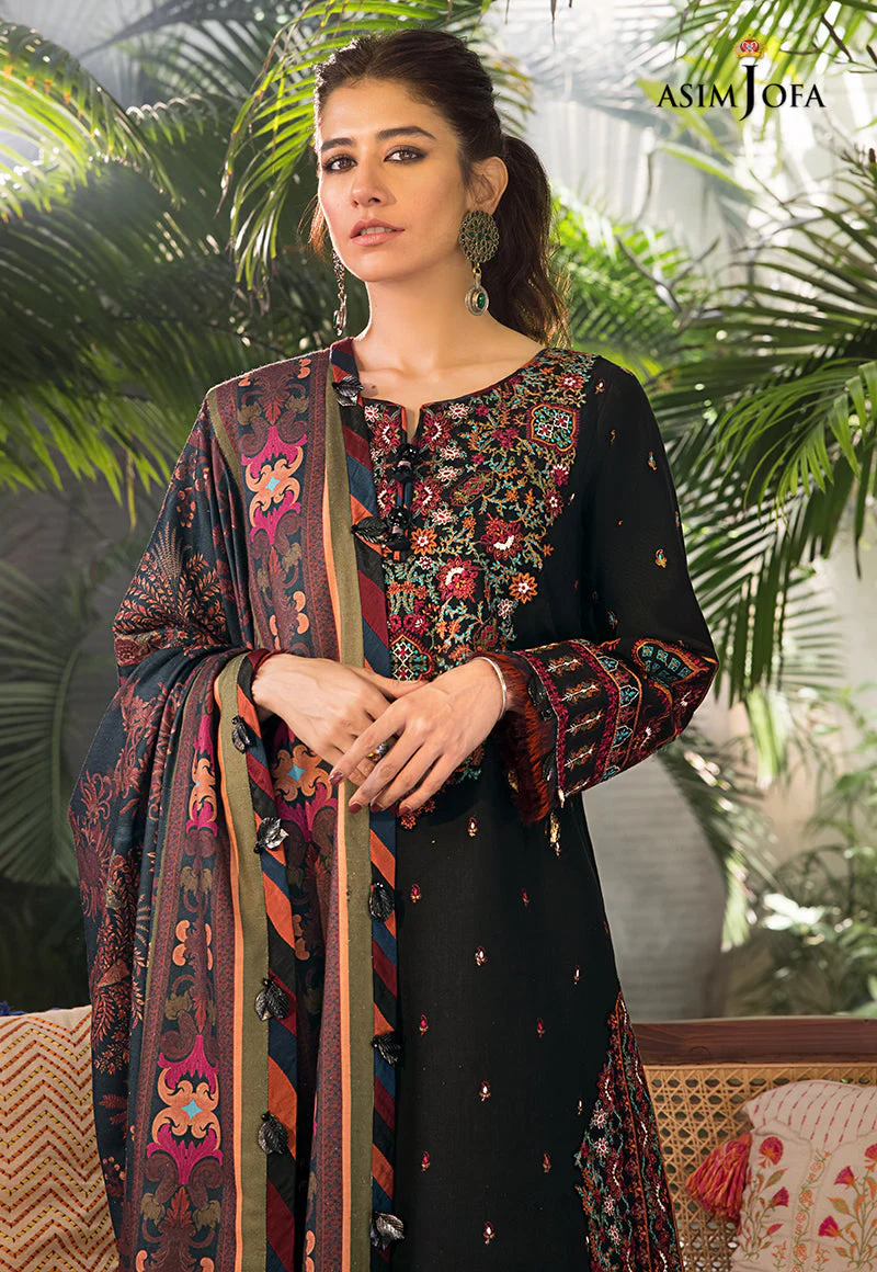 AJK-11 EMBROIDERED COTTON SLUB CROSSHATCH 3 PCS - Image 6