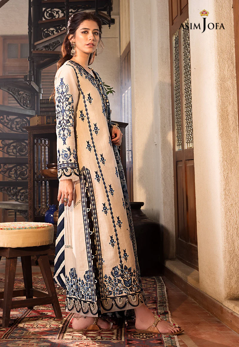 AJK-12 EMBROIDERED COTTON SLUB CROSSHATCH 3 PCS - Image 11