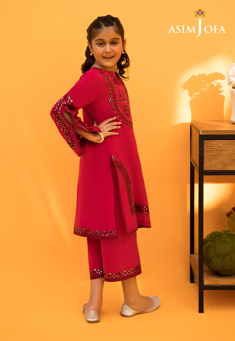 AJKC-10 EMBROIDERED CAMBRIC 2 PCS - Image 2