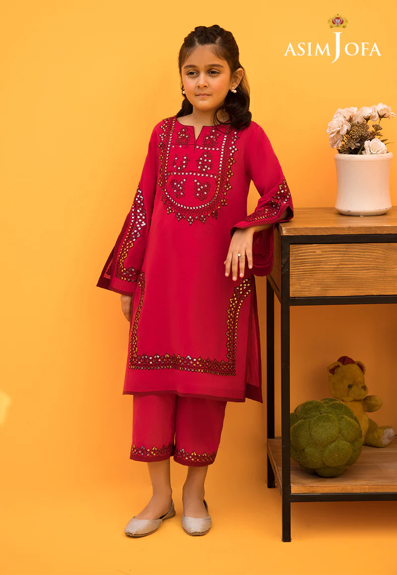 AJKC-10 EMBROIDERED CAMBRIC 2 PCS - Image 4