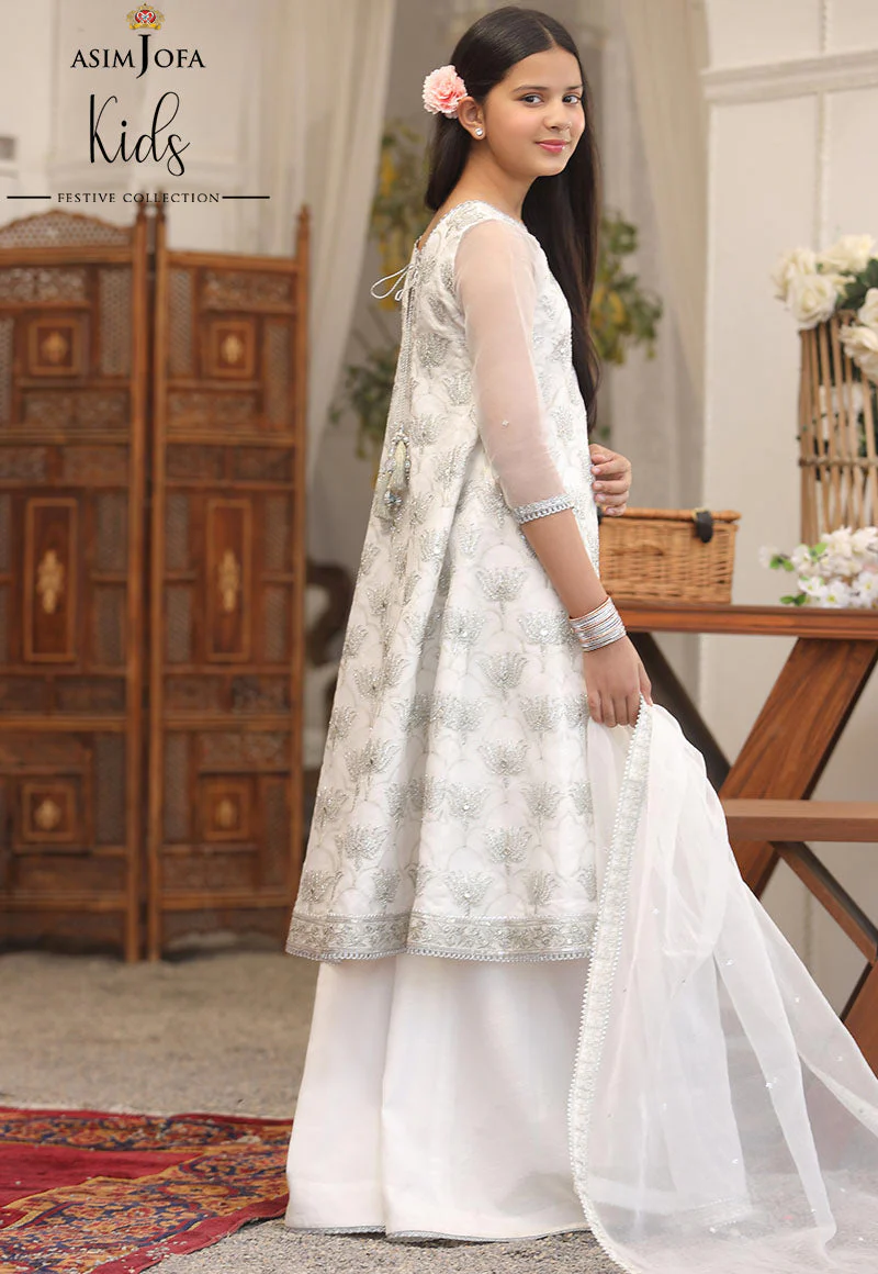 AJKF-18 EMBROIDERED ORGANZA 3 PCS - Image 2