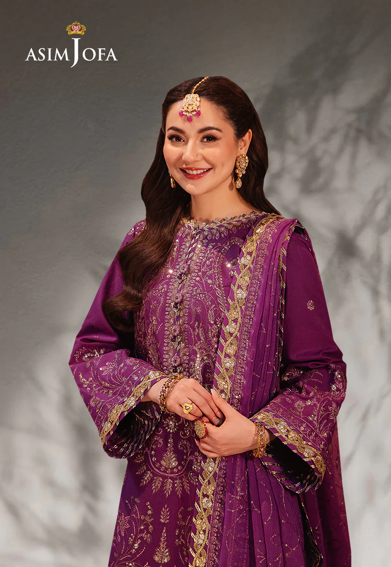 AJKK-07 EMBROIDERED TWISTED SILK 3 PCS - Image 2